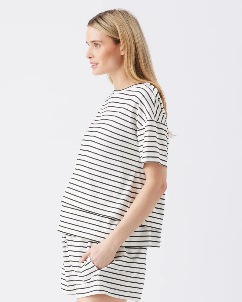 Jada Stripe Nursing Tee