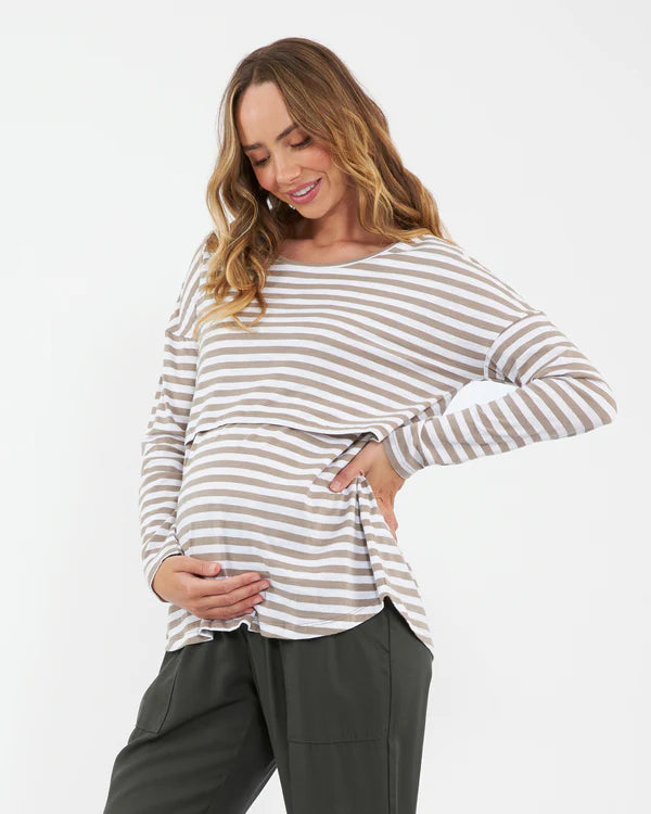 Lionel Long Sleeve Nursing Tee