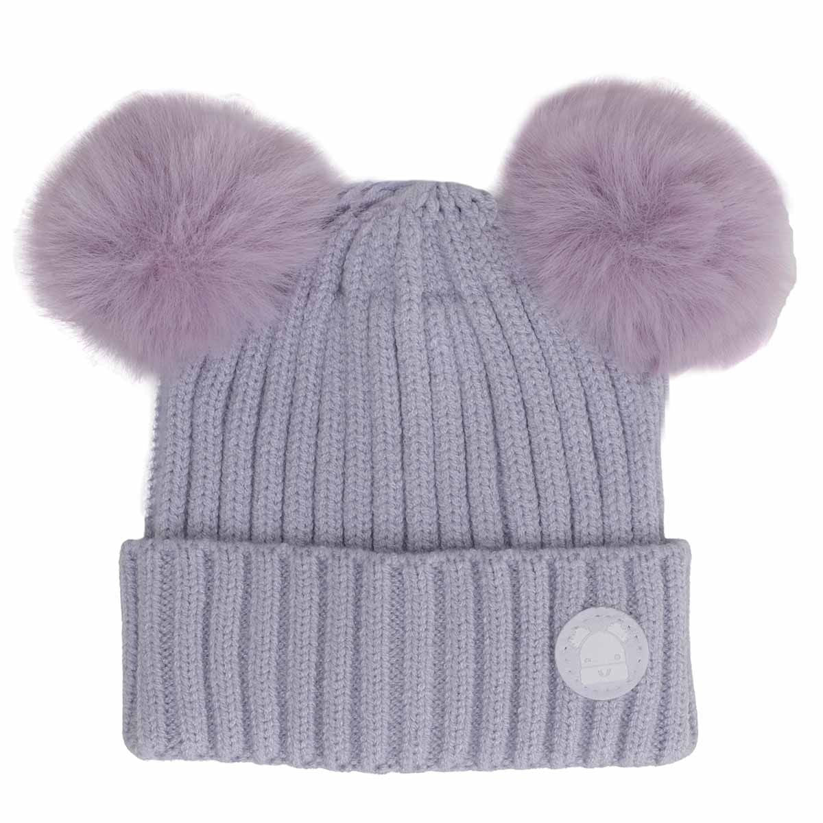 Knit 2 Pom Baby Hat