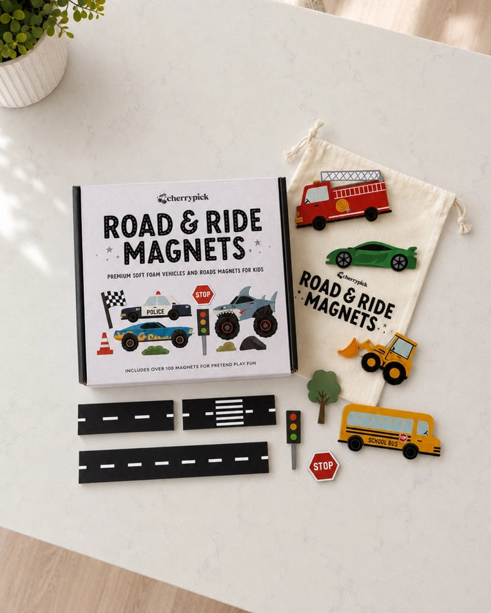 Road + Ride Car Magnets Set