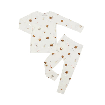 Ribbed Bamboo Long Sleeve Pajama Set