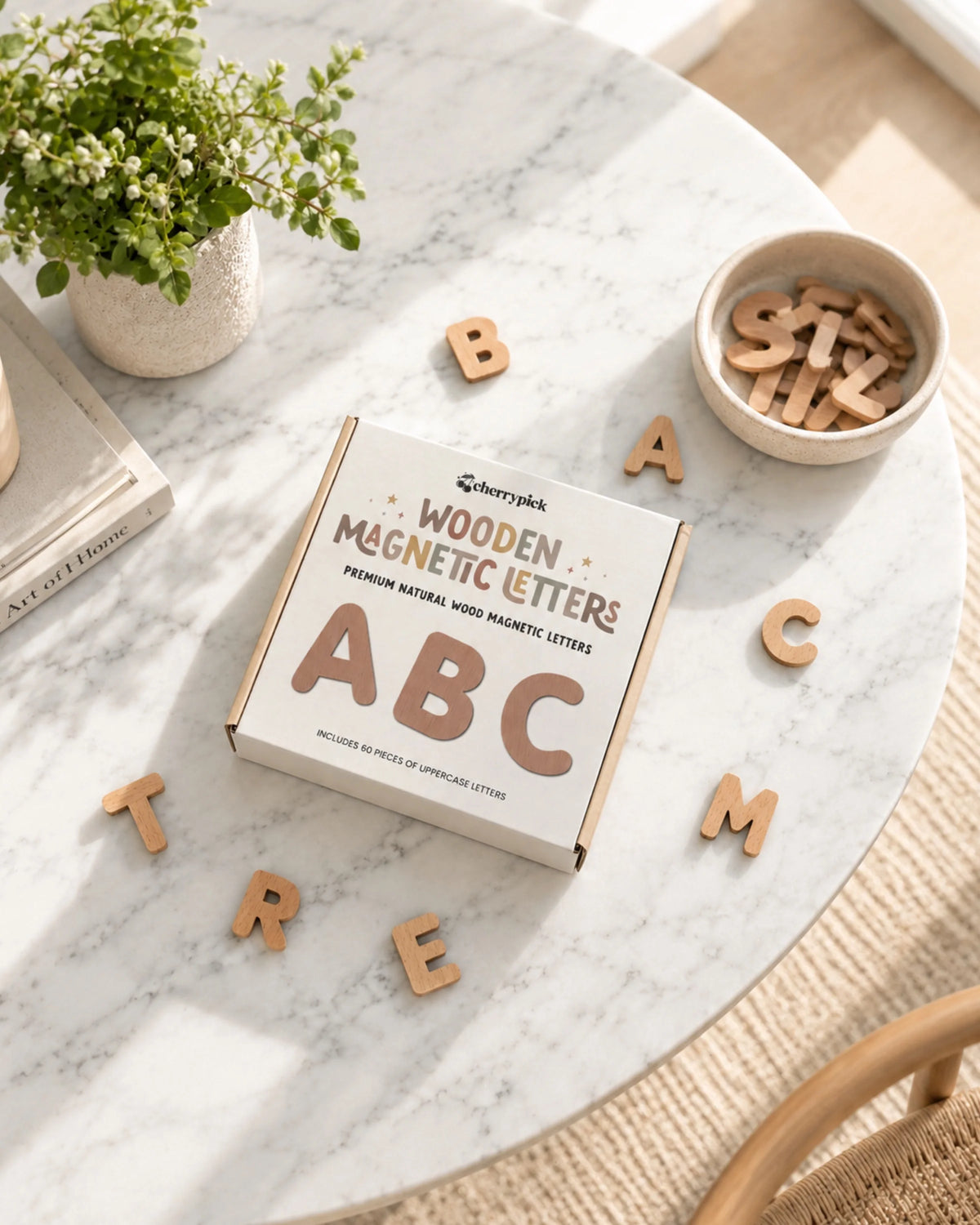 Wooden Magnetic Letter Set