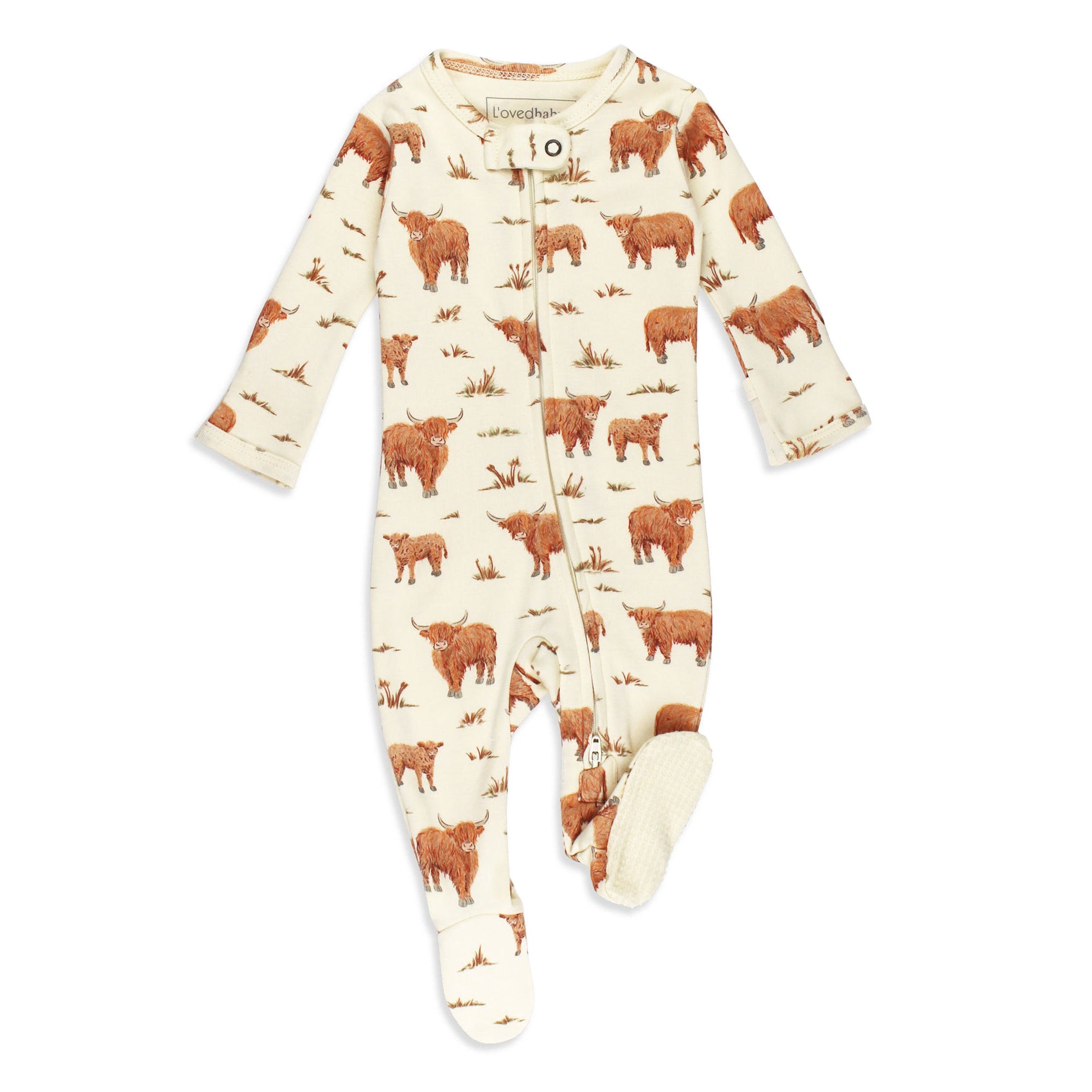 Organic Zipper Footie