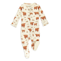 Organic Zipper Footie