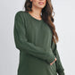 Side Zip Nursing Pullover