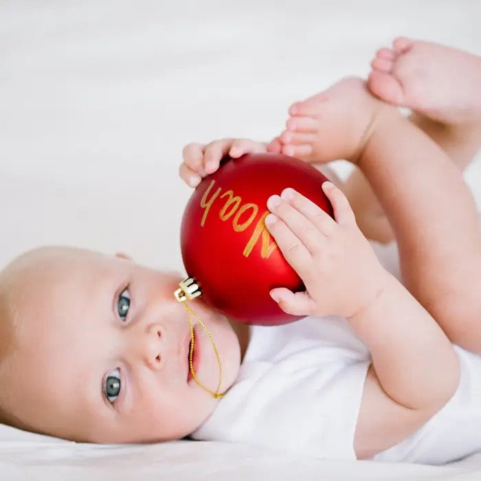 Babyprints Ball Ornament