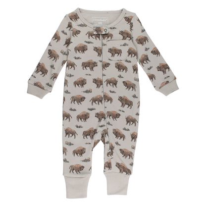 Organic Zipper Romper