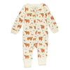 Organic Zipper Romper