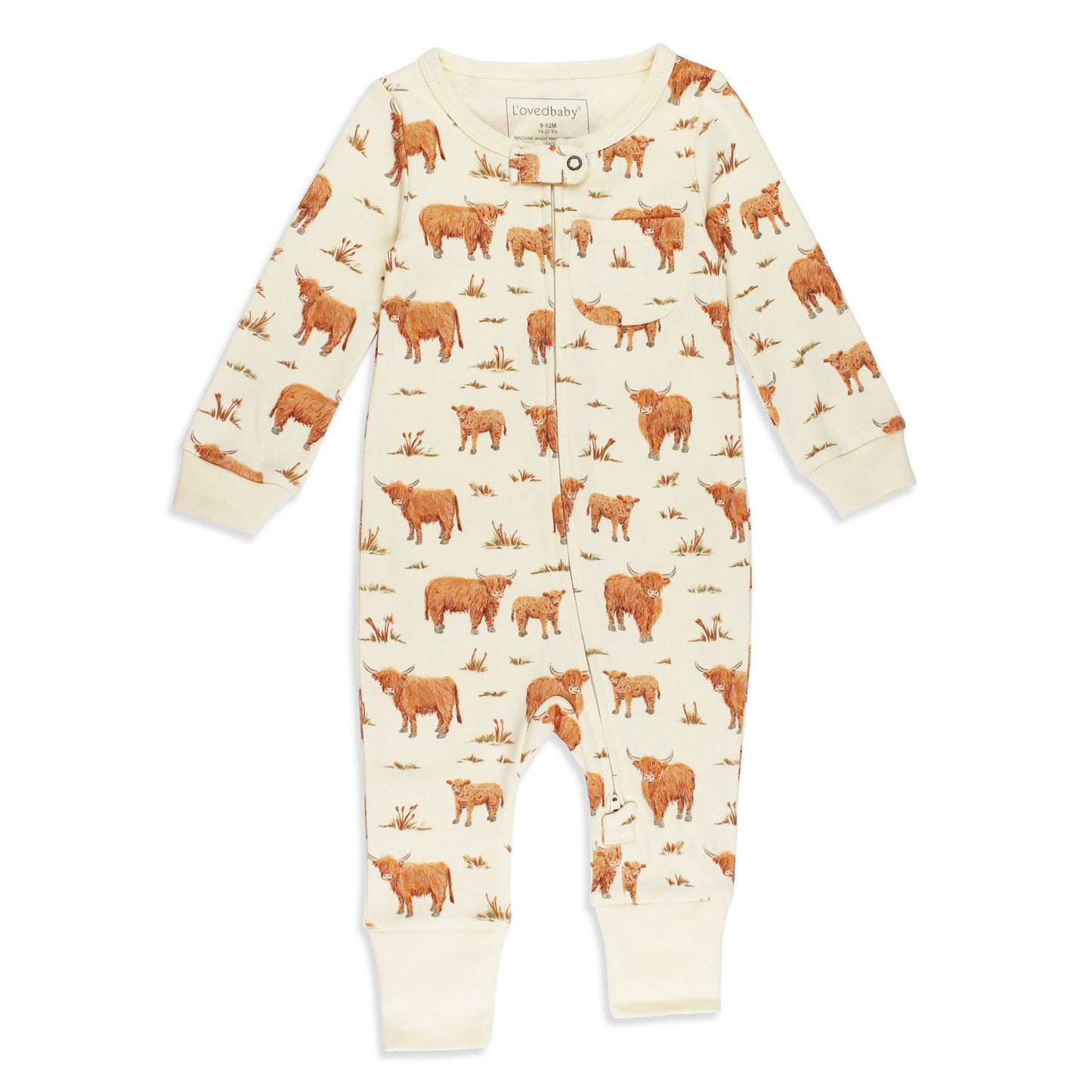 Organic Zipper Romper