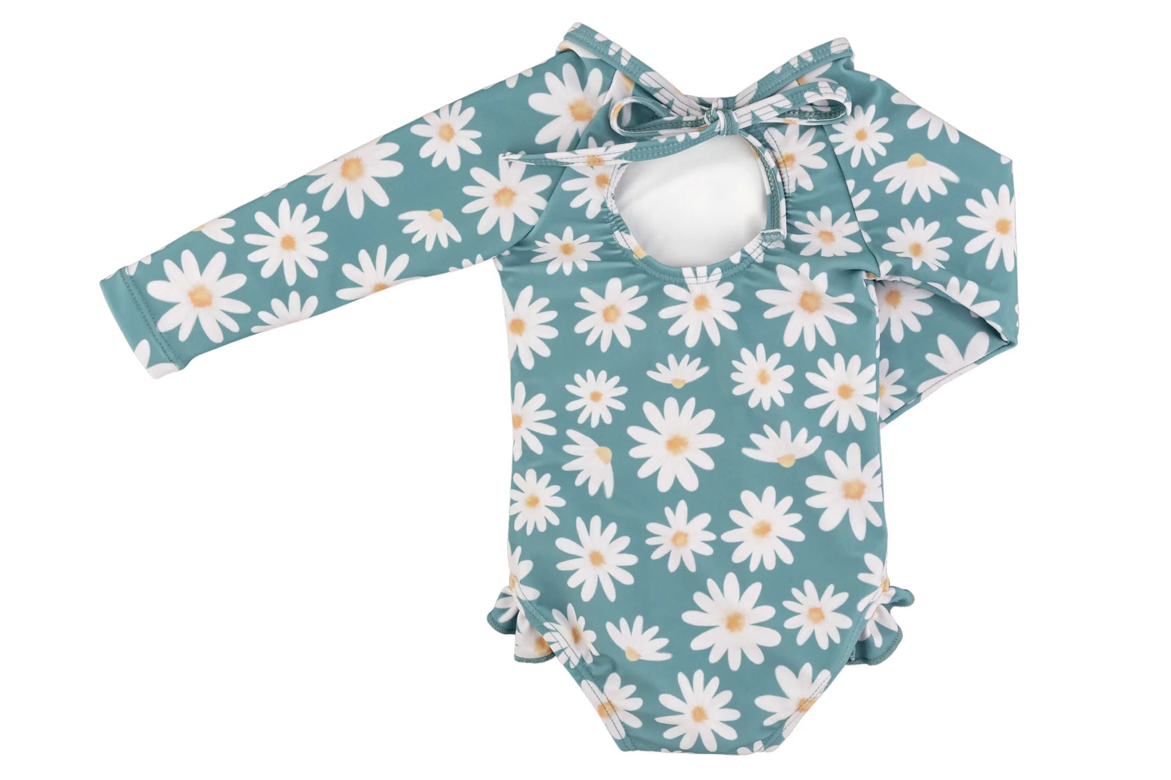 Ruffle Rashguard Suit