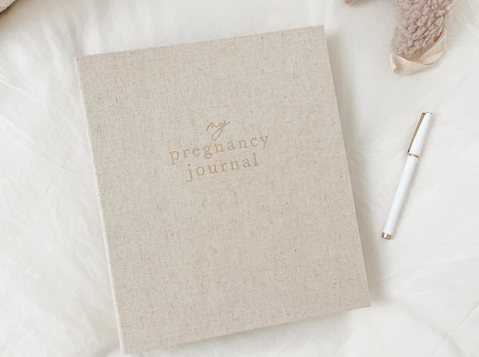Pregnancy Journal - Sand Linen